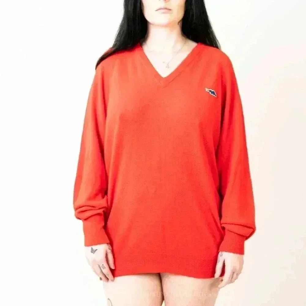 Vintage 70s SEARS V-Neck Sweater - Picture 2 of 8